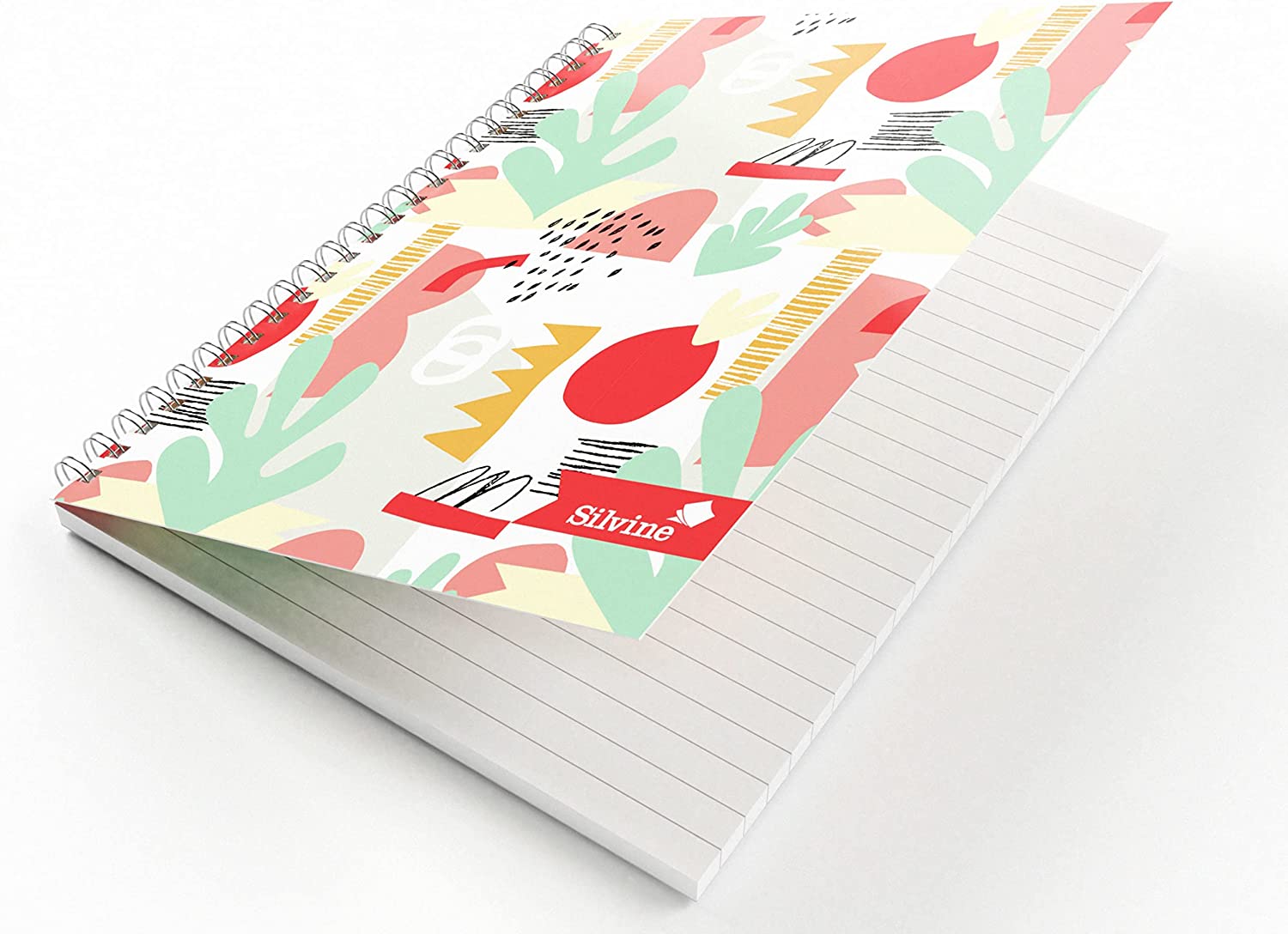 Silvine A5 Twinwire Marlene West Multi-Shaped White Notebook 160 Pages RRP 3.86 CLEARANCE XL 1.50